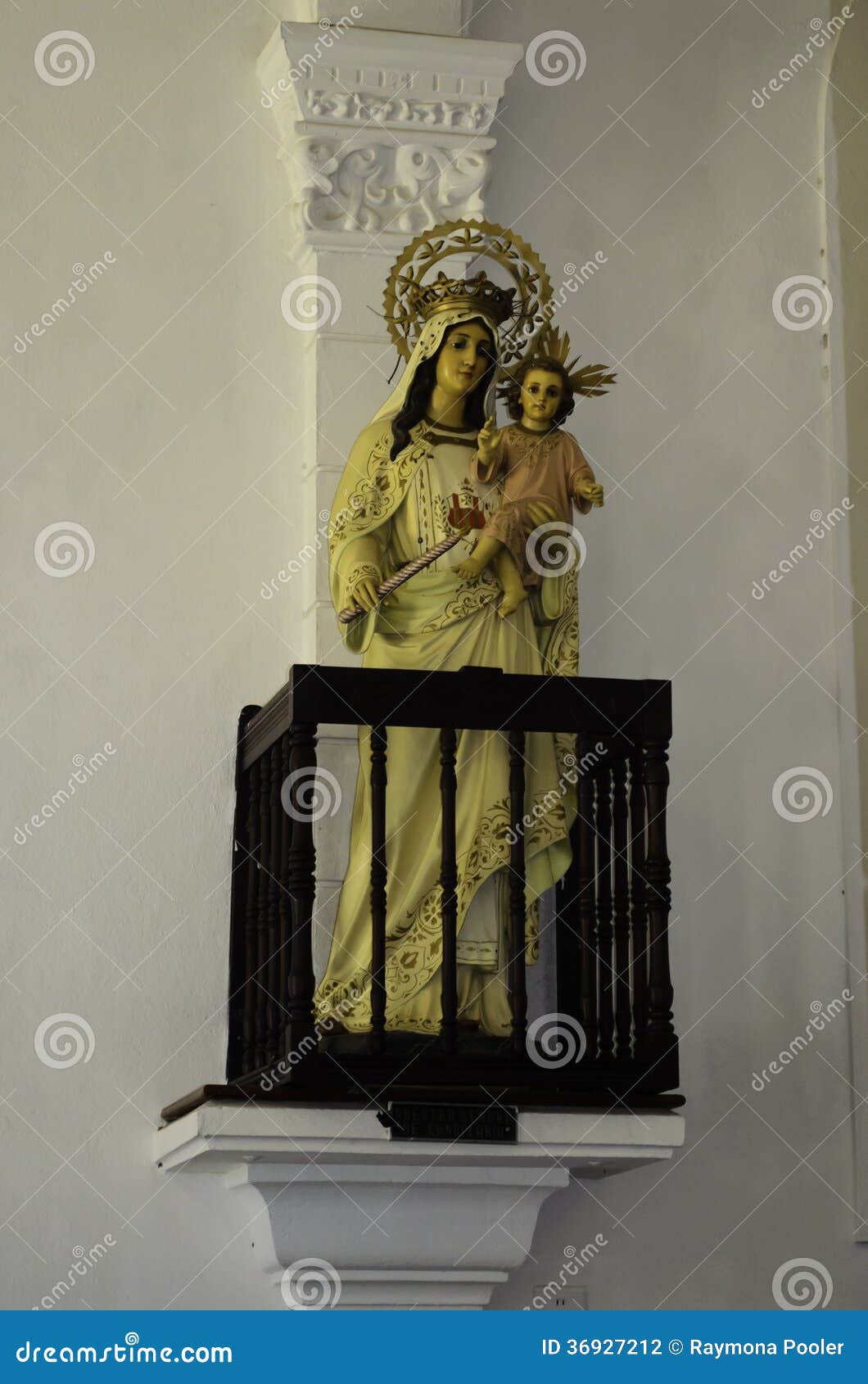 Mother Mary and Christ Child Stock Photo Image of religious