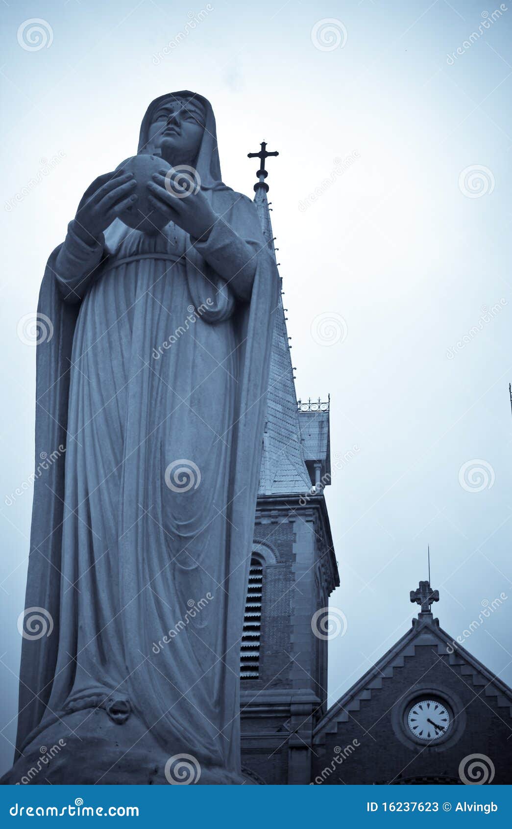 Mother Mary statue stock image. Image of mother, glorious 16237623