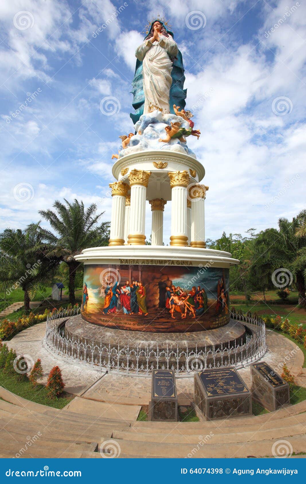 Mother Mary Statue stock photo. Image of beautiful, mother 64074398