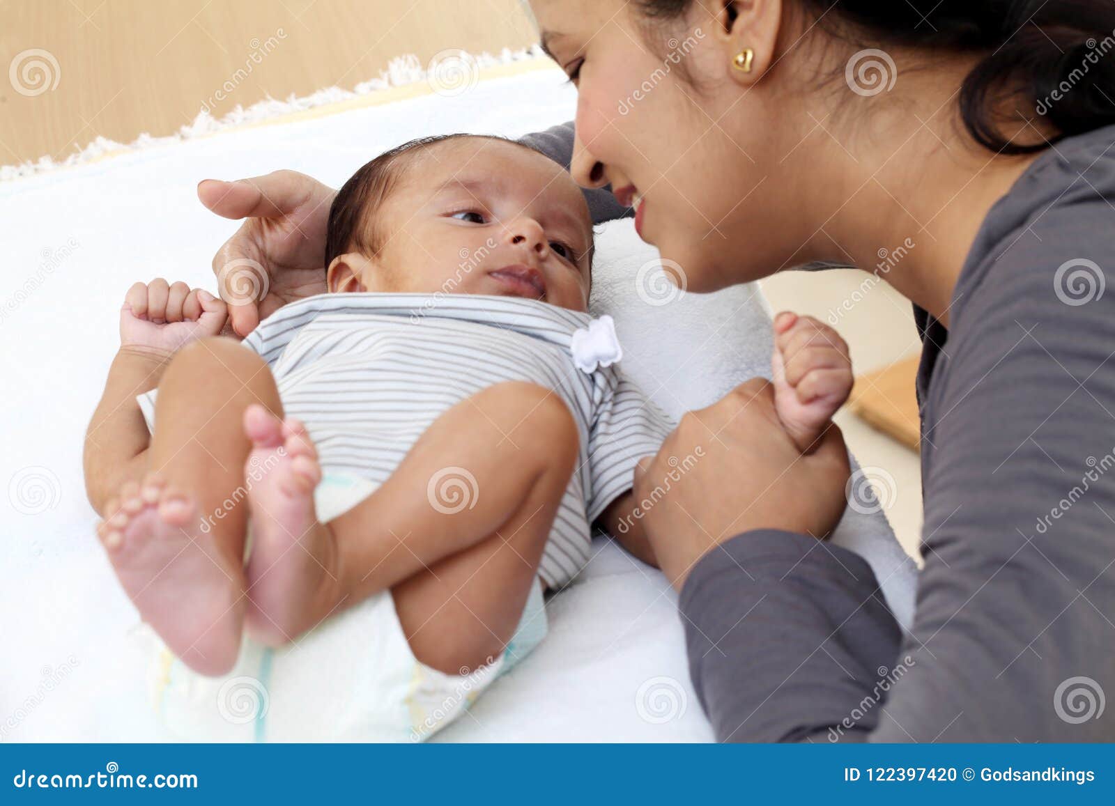 Mother and Newborn Baby Love Stock Photo - Image of females ...