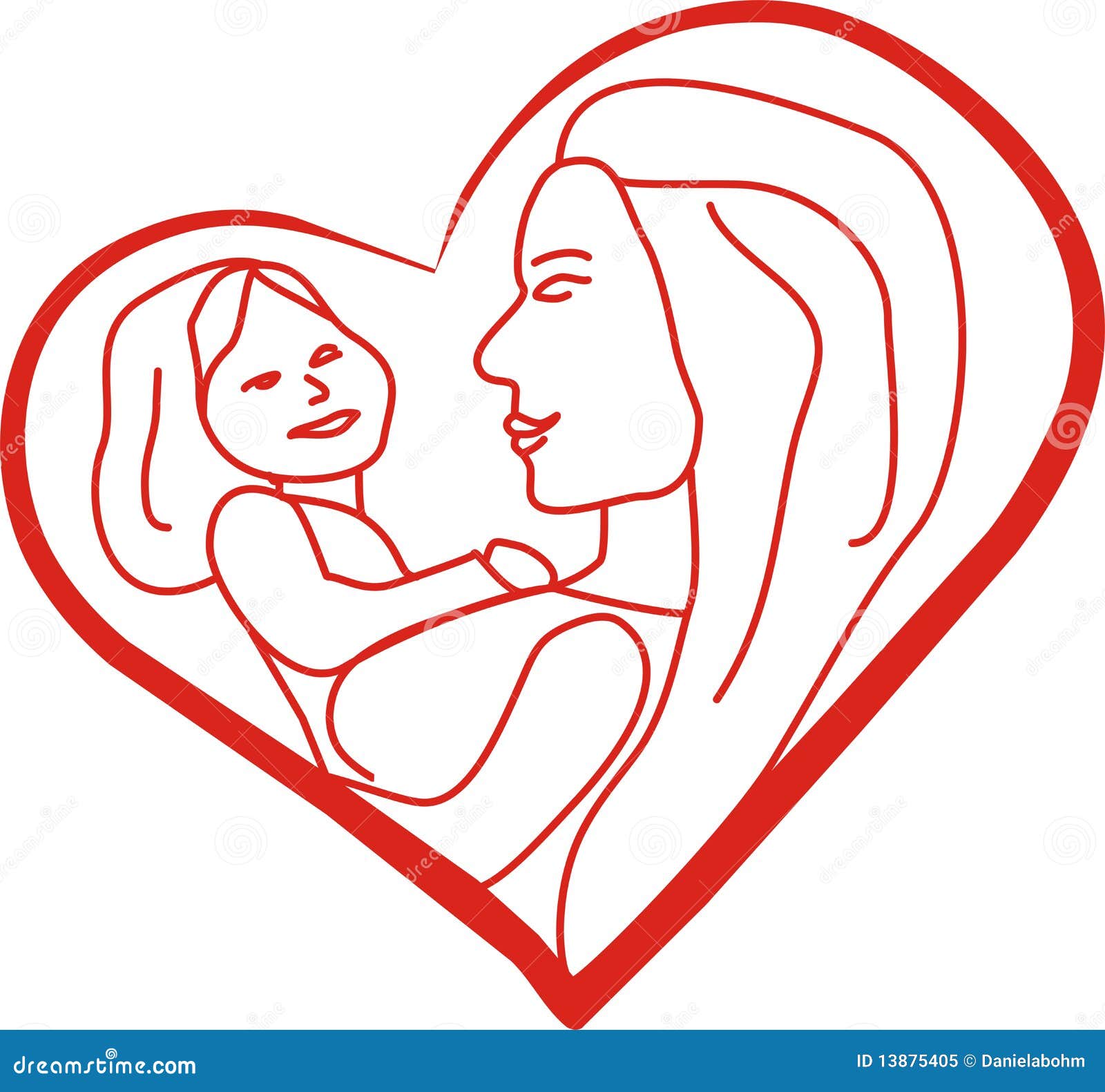 Mother s Day stock illustration. Illustration of edge - 13875405
