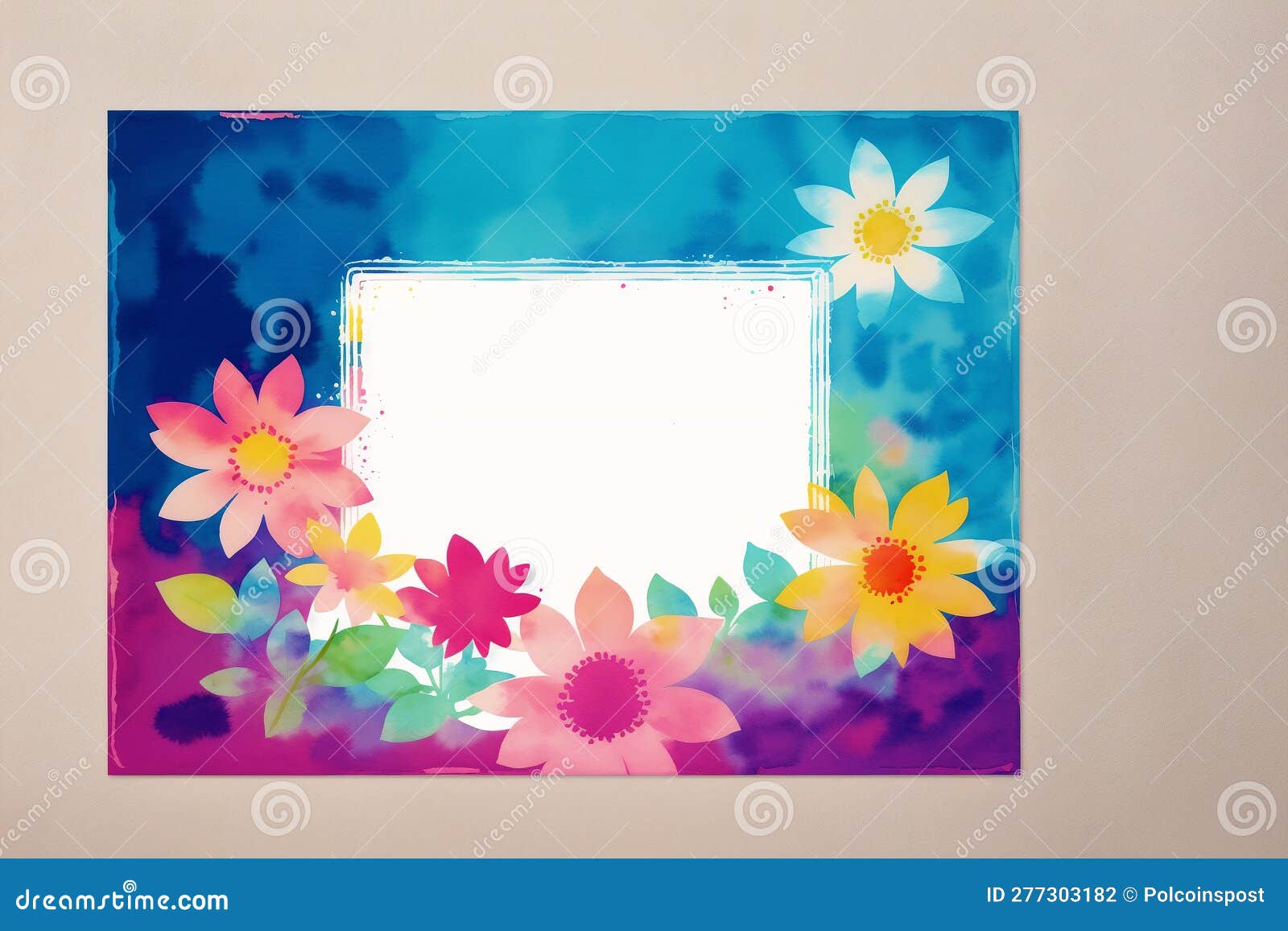 motherâs day postcard. motherâs day background. watercolor paint. copy space. generative ai