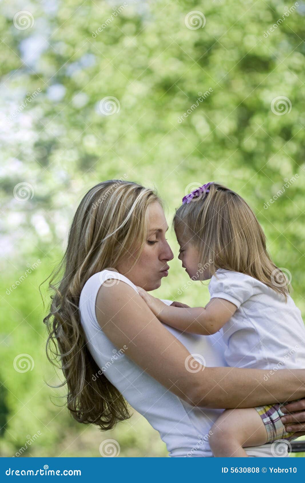 Mother s Kiss stock photo. Image of child, cheerful, loving 5630808