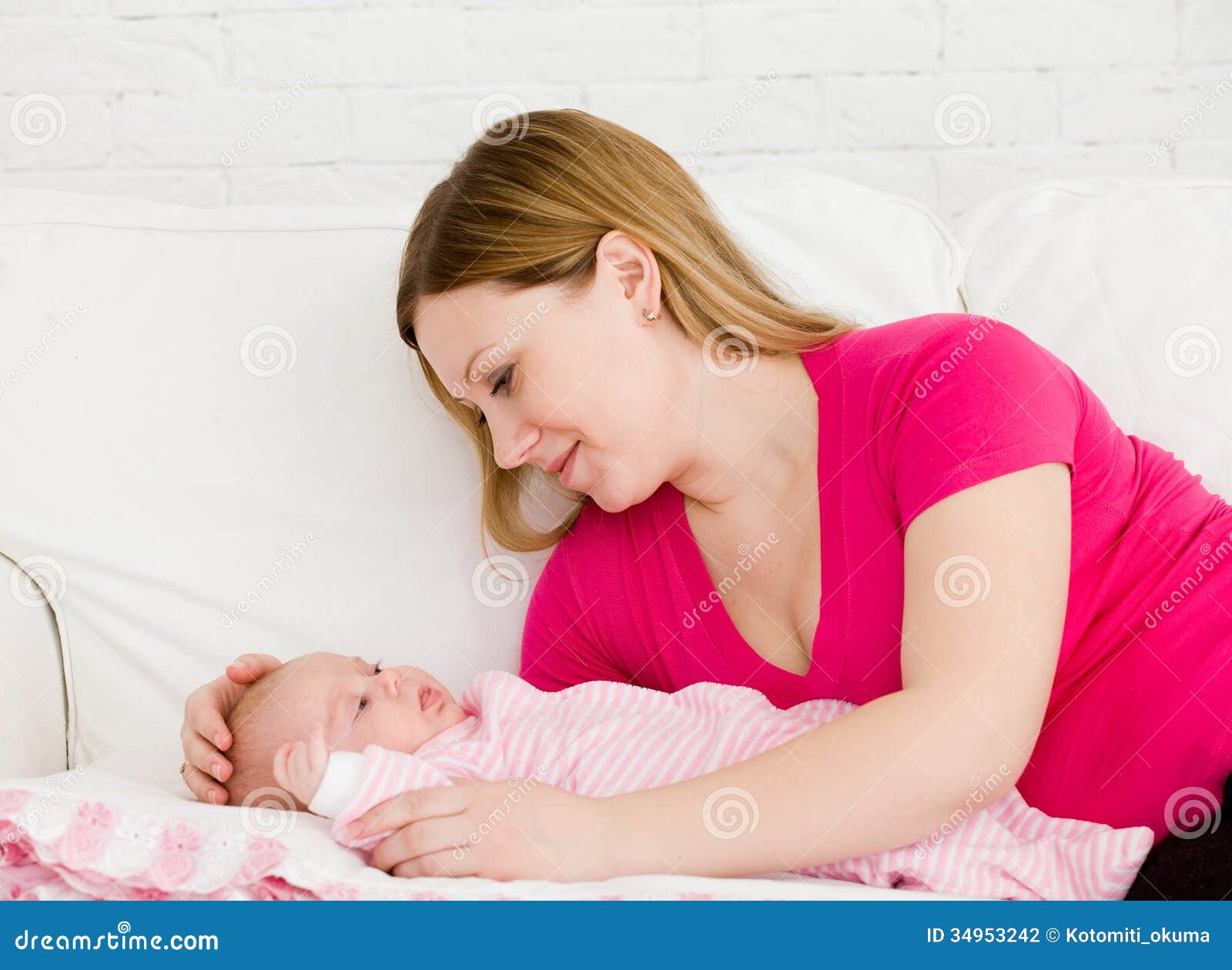 Mother and the small child stock photo. Image of adult 34953242