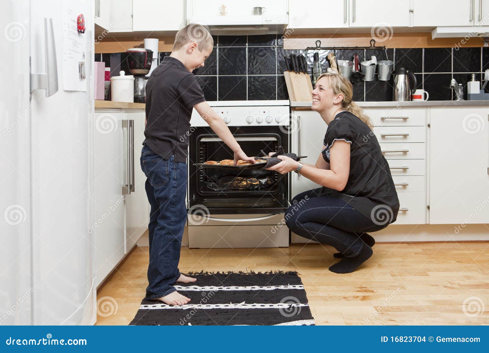 Russian Mom Son Kitchen Telegraph