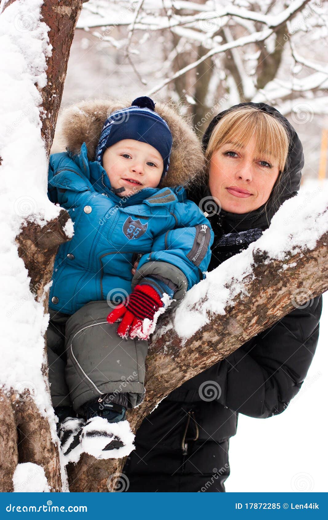 Download Mother and son outdoor stock image. Image of childhood - 17872285