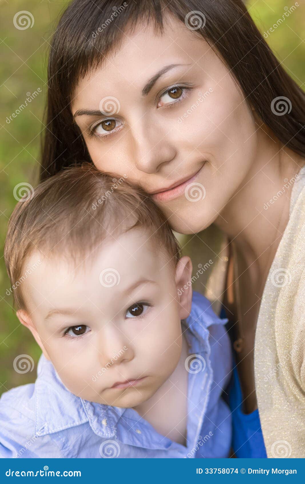 Mother and a Son stock photo. Image of adult, outdoors 33758074