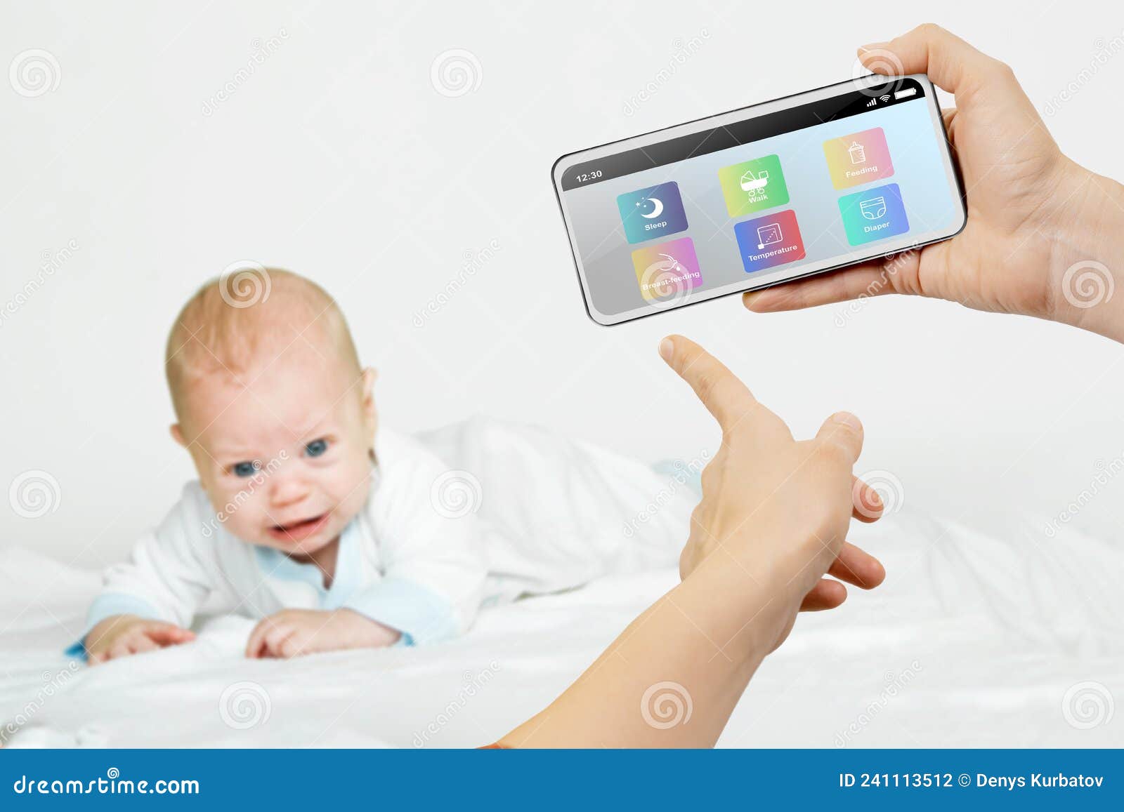 Newborn Surveillance Concept Stock Photo Image of newborn, care