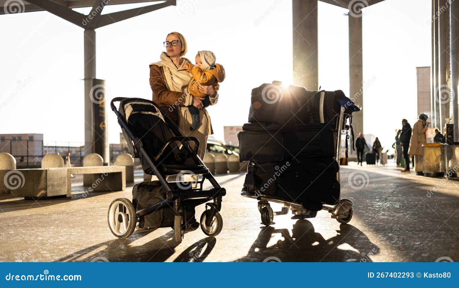 travelling with baby stroller