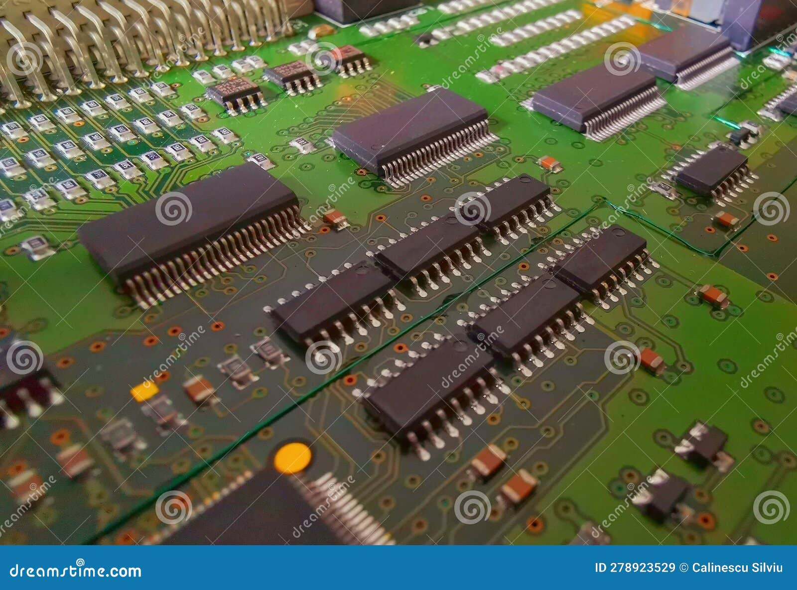 Motherboard Hardware Details. Stock Image Image of detail, technology