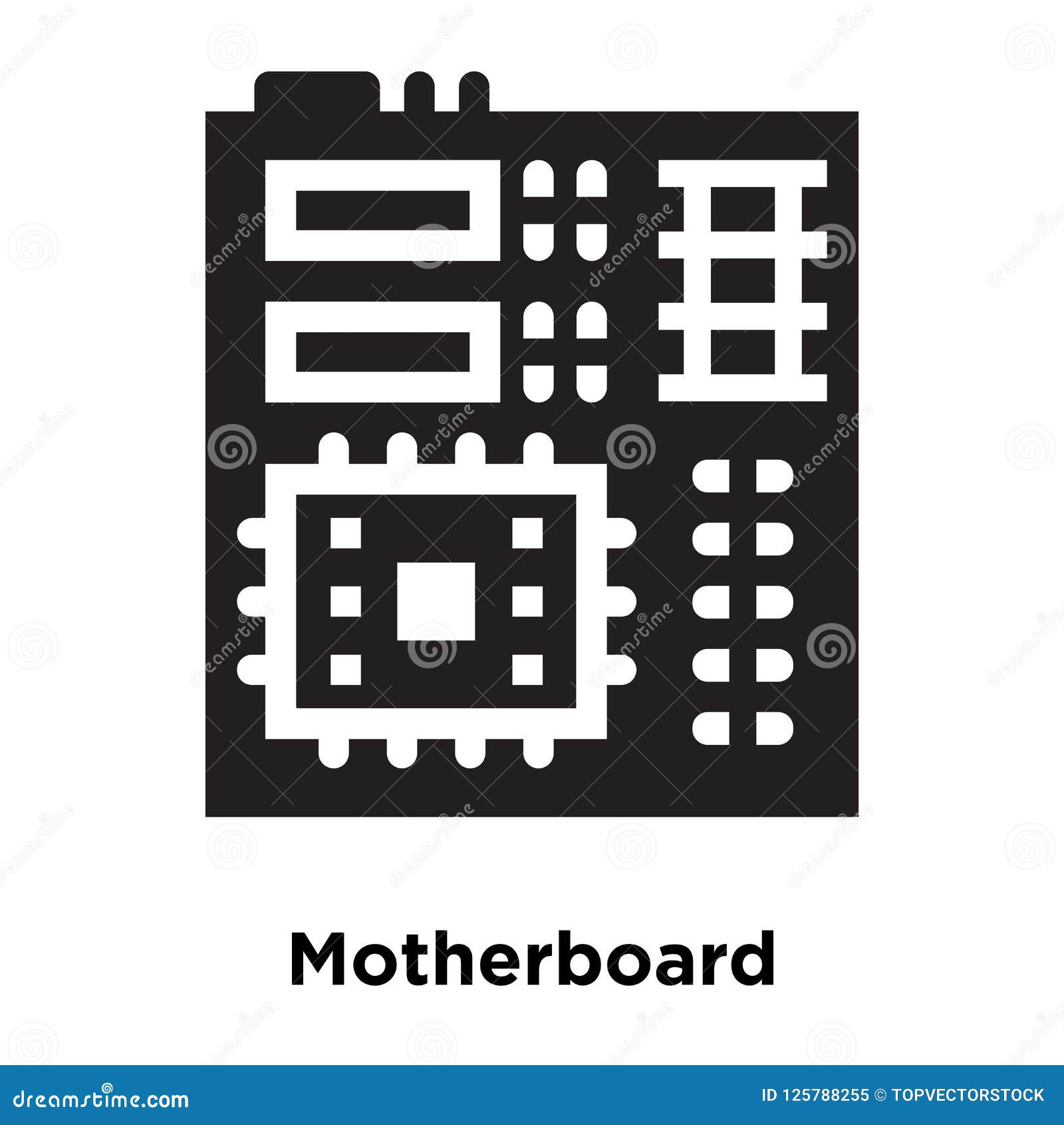 Download Motherboard Icon Vector Isolated On White Background, Logo ...