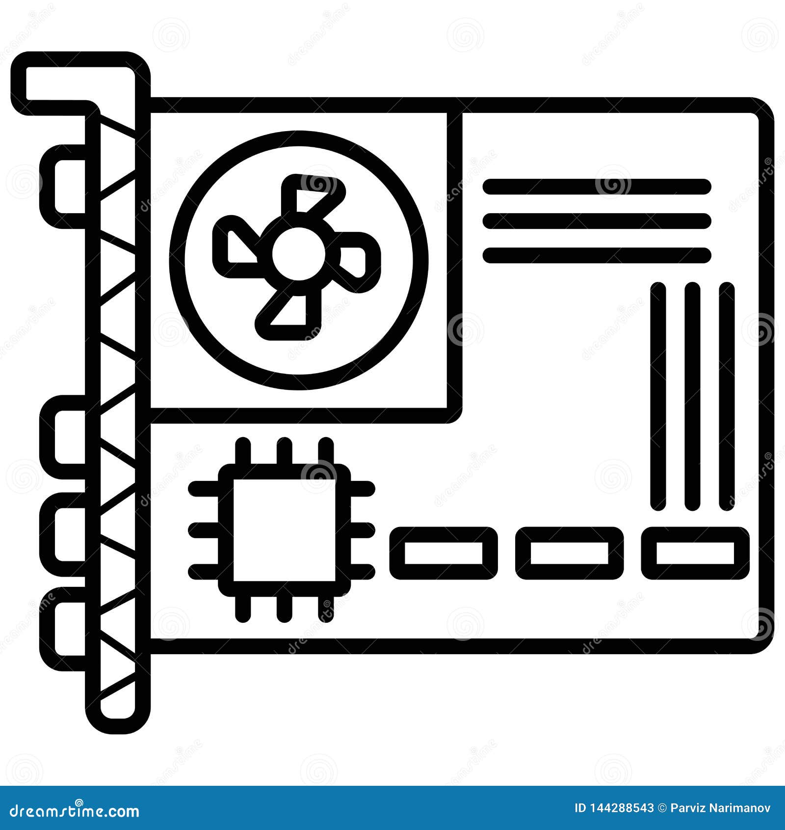 Download Motherboard Icon Vector Illustration | CartoonDealer.com ...