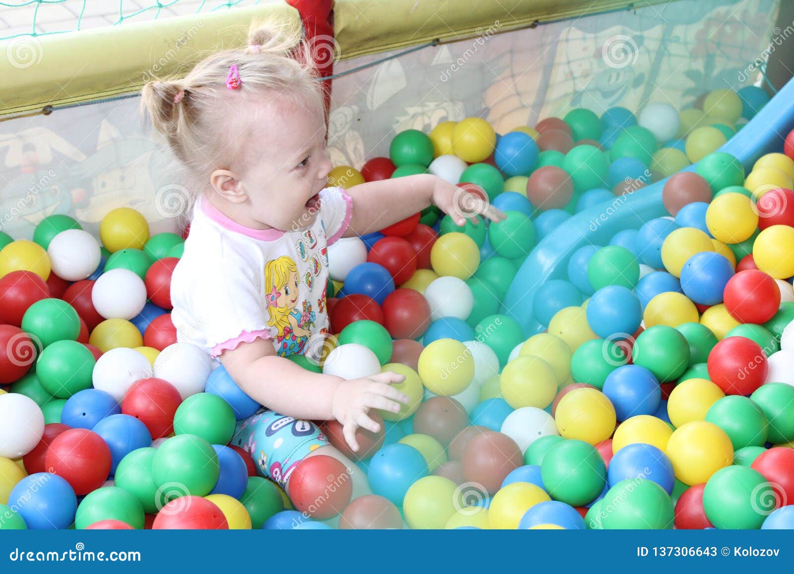 plastic ball pool baby