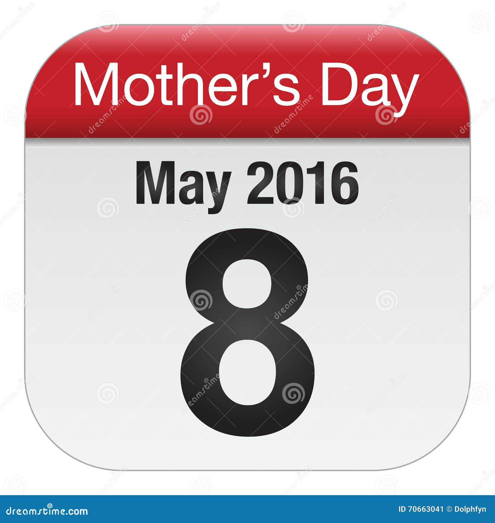 Mothers day calendar stock vector Illustration of mummy 70663041