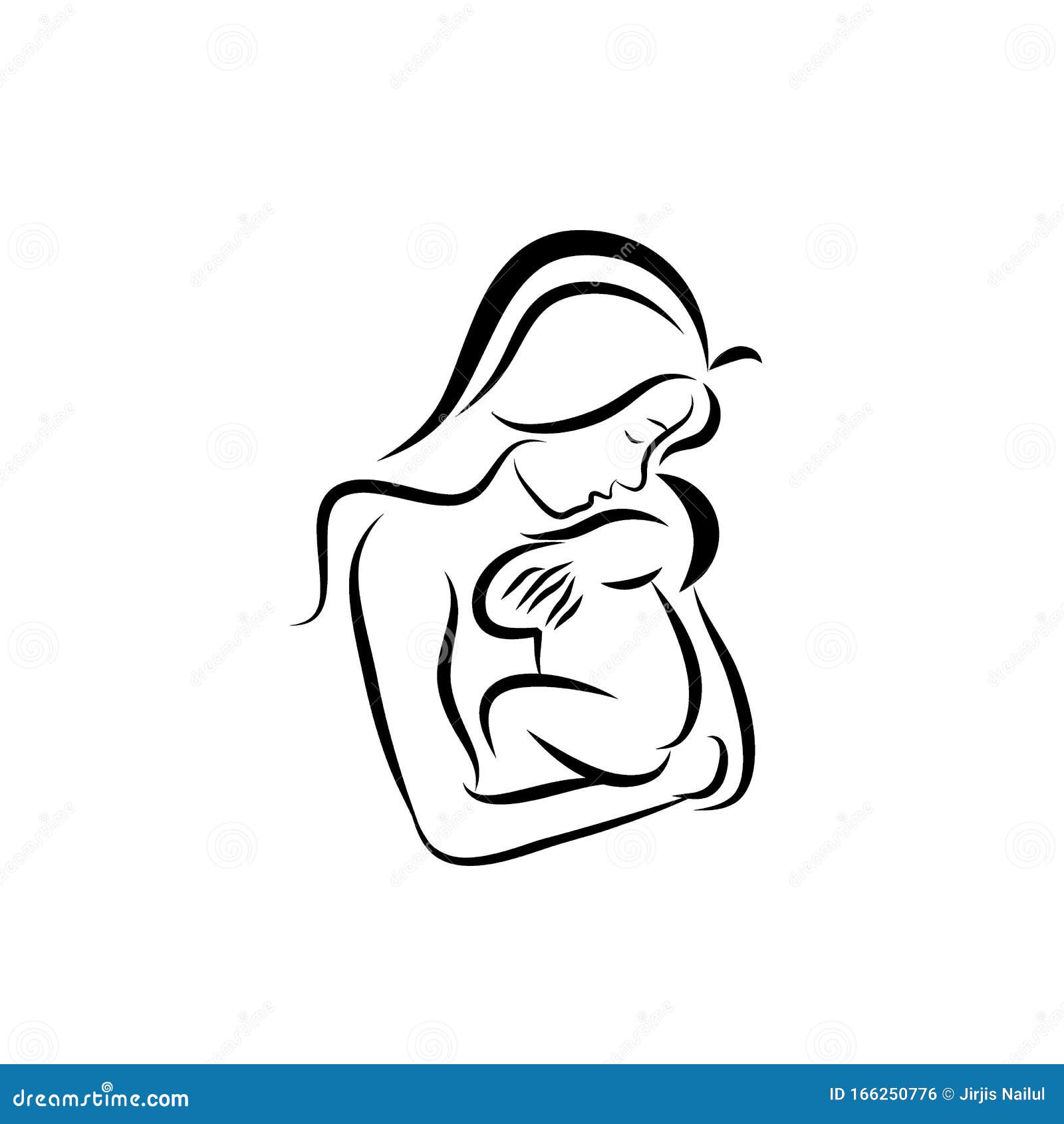Mom And Baby Baby Care Logo Design Concept Template Mother