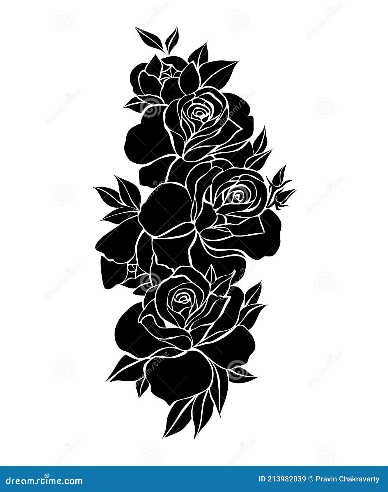 Cadre Noir Et Blanc De Blanc Avec L'élément Floral Illustration de Vecteur  - Illustration du conception, filigrane: 38364219