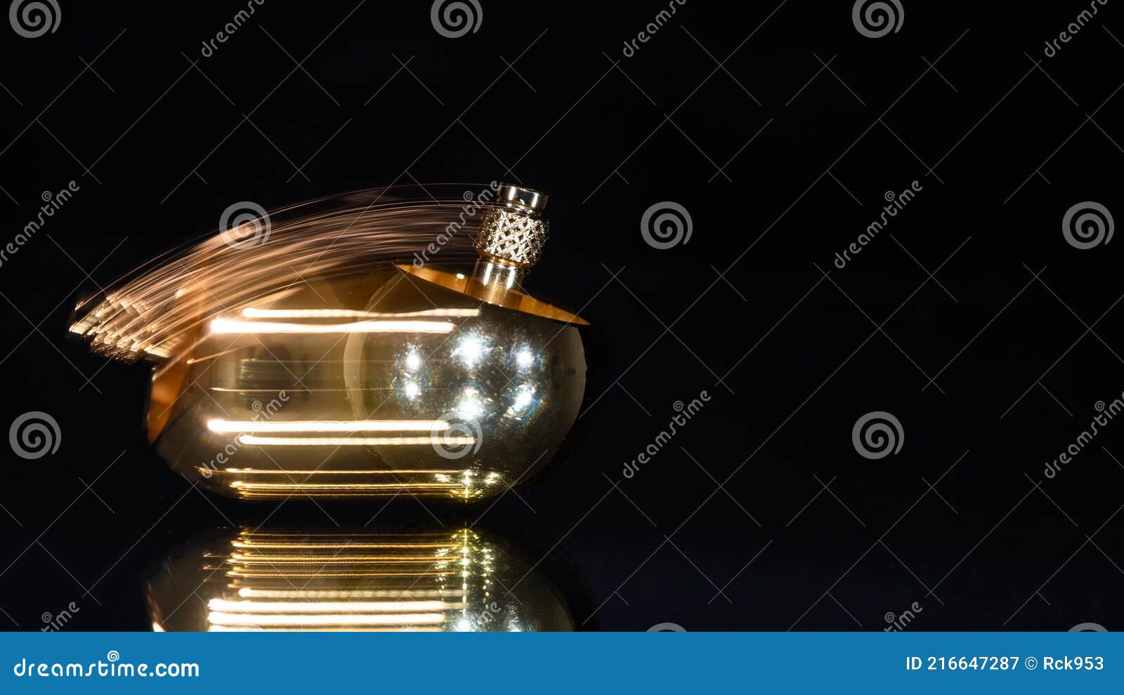Motion Blur of a Spinning Flip Over Top Stock Image Image of gold