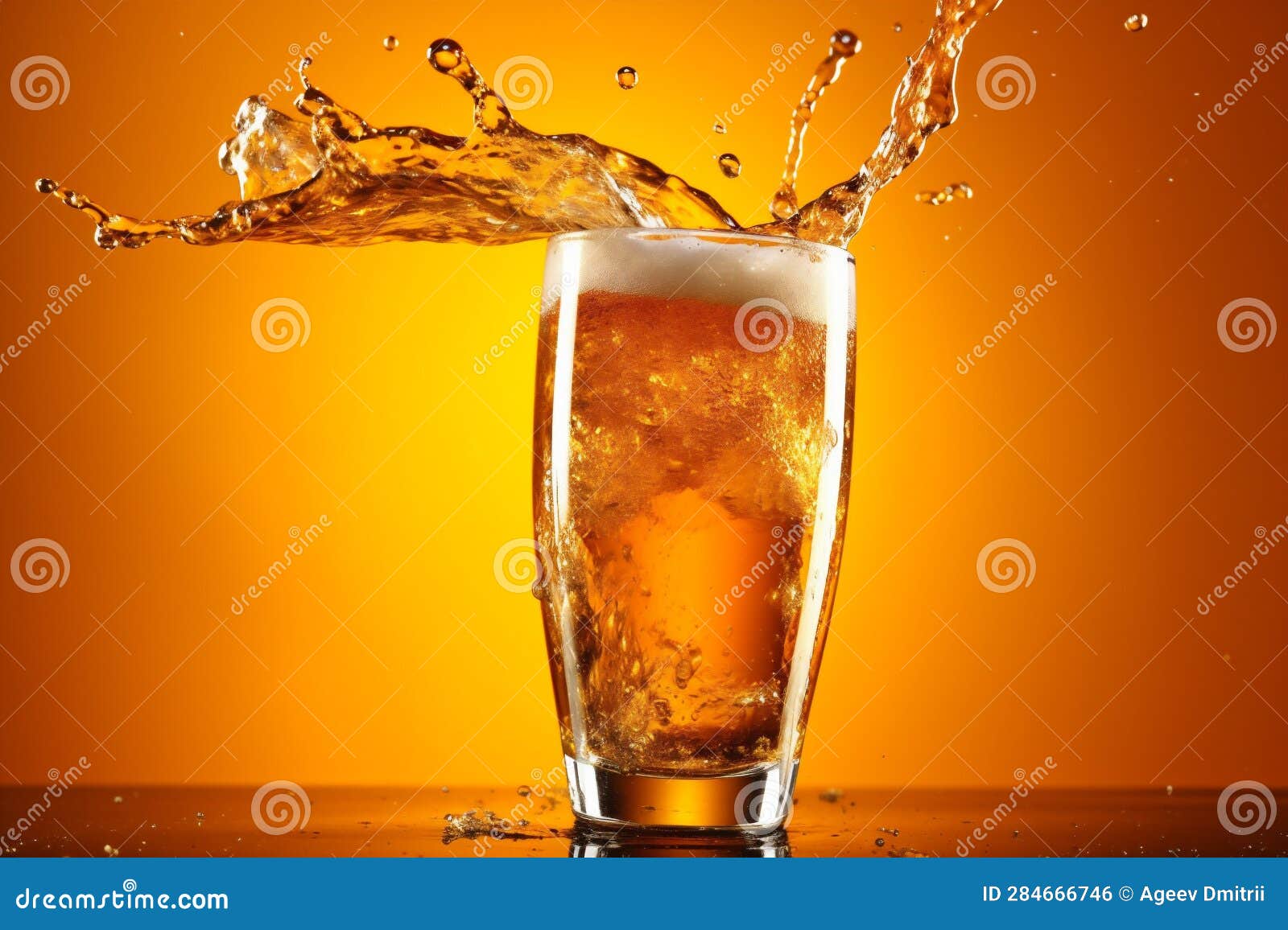 Beer Cold Gradient Drink Foam Alcohol Glass Splash Bubble Fresh ...