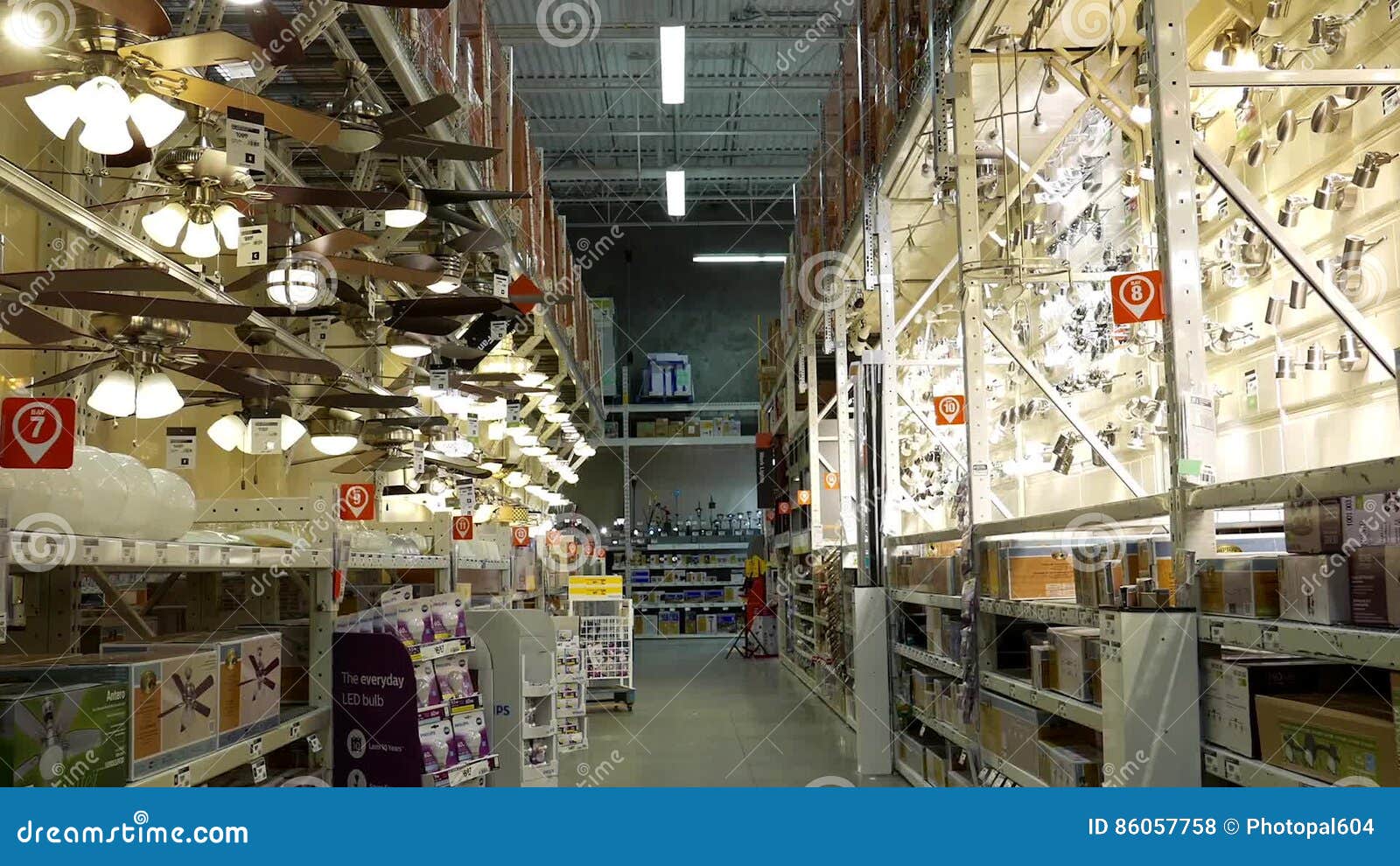 Home Depot Lighting Aisle