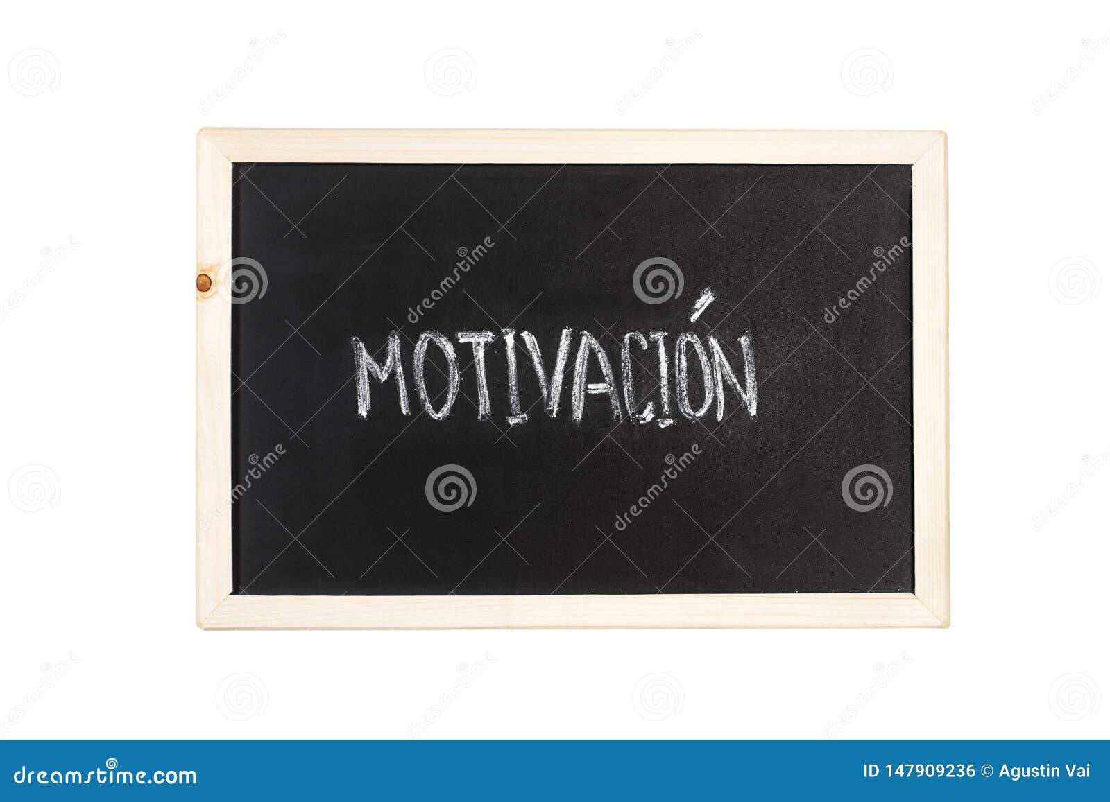 motivacion motivation word write in chalk on a blackboard