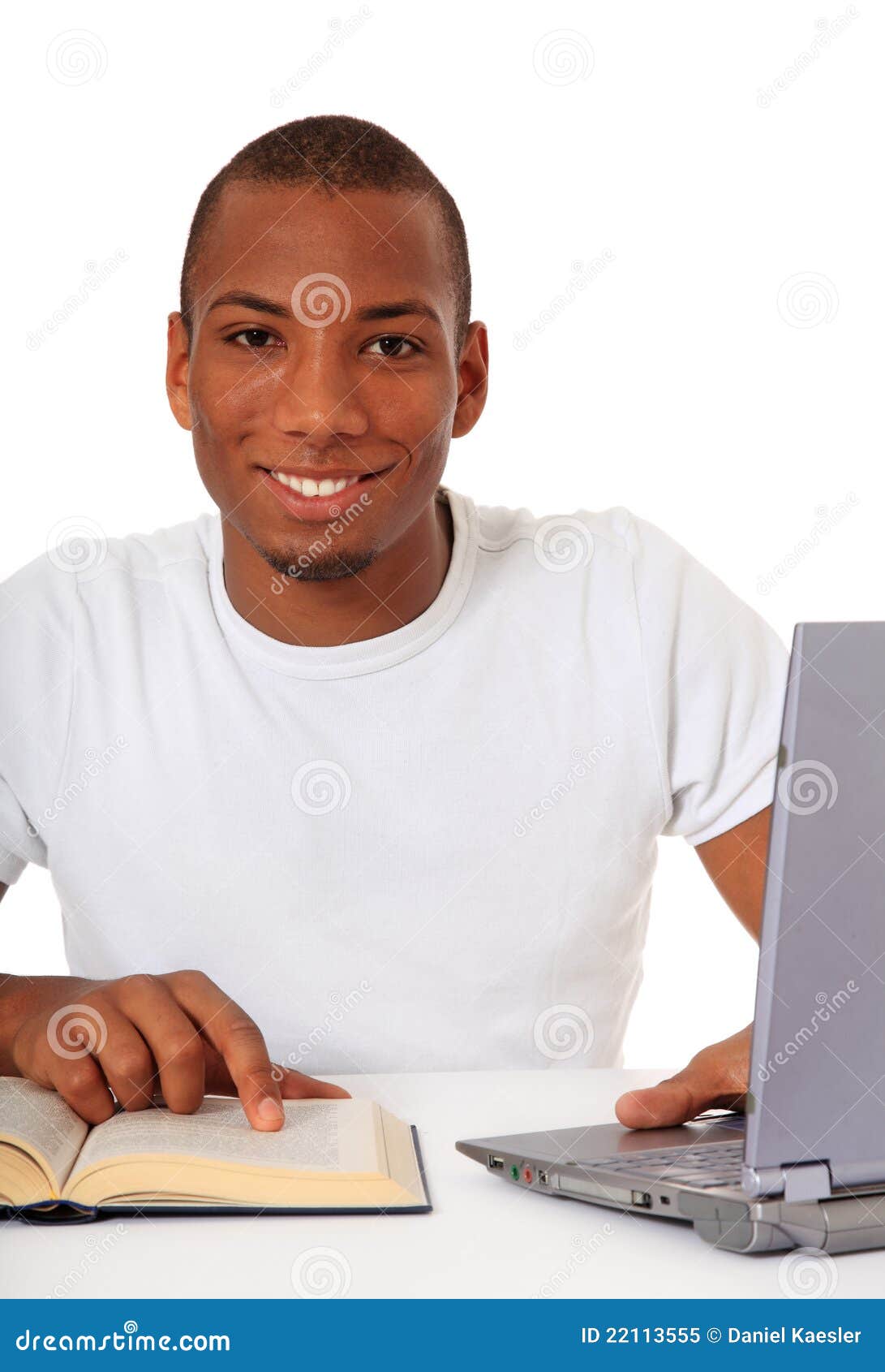 Motivated black student stock image. Image of university 22113555