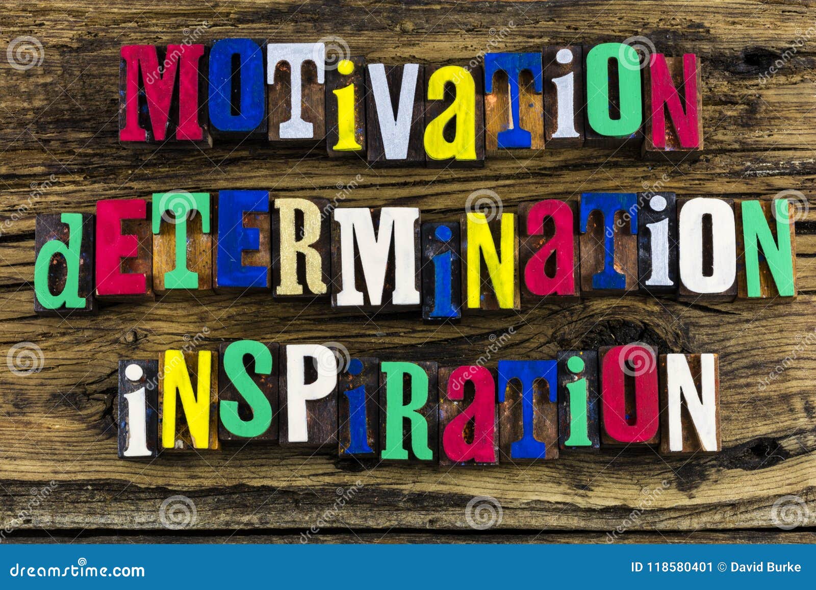 Motivation Determination Inspiration Quote Stock Image Image Of