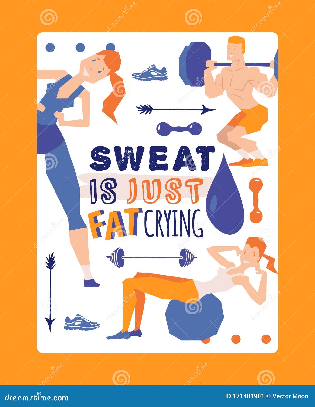 Motivational Poster for Gym, Vector Illustration. Funny Cartoon Characters Working Out, Inspirational Typographic Phrase Stock Vector - Illustration of inspiration, exercise: 171481901 Motivational Poster for Gym, Vector Illustration. Funny Cartoon Characters Working Out, Inspirational Typographic Phrase Stock Vector - Illustration of inspiration, exercise: 171481901