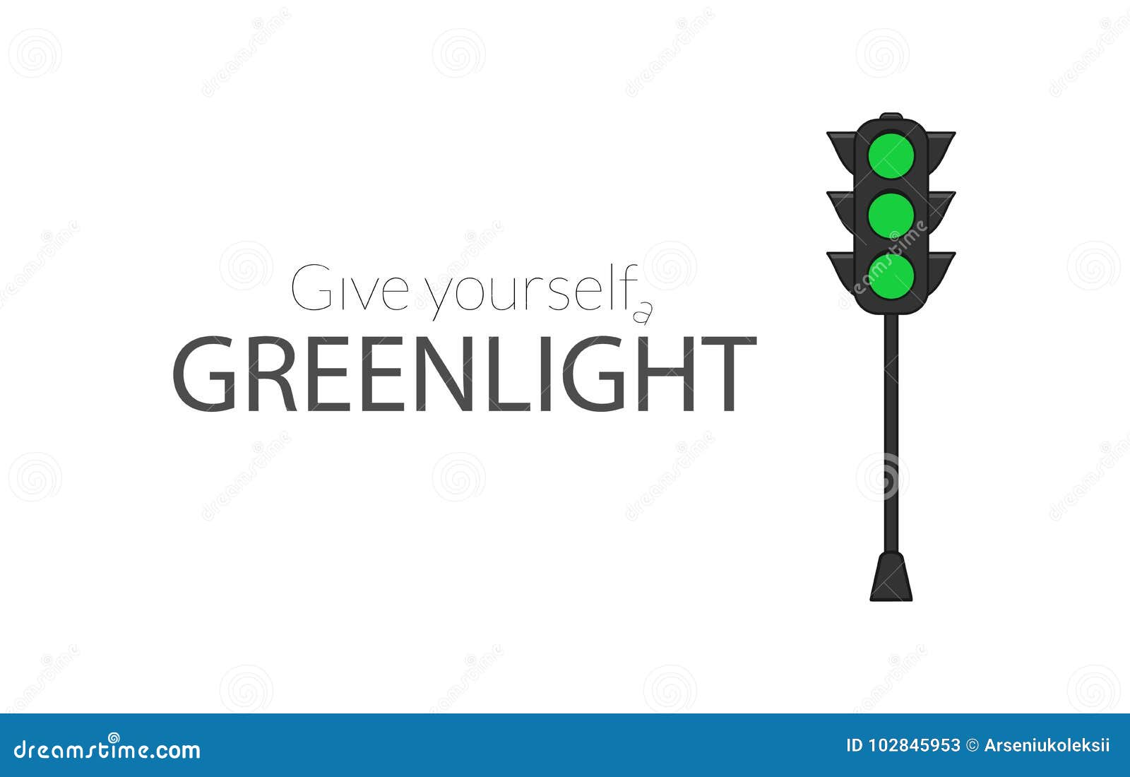 Give Green Stock Illustrations – 7 Yourself Green Light Stock Vectors & Clipart - Dreamstime