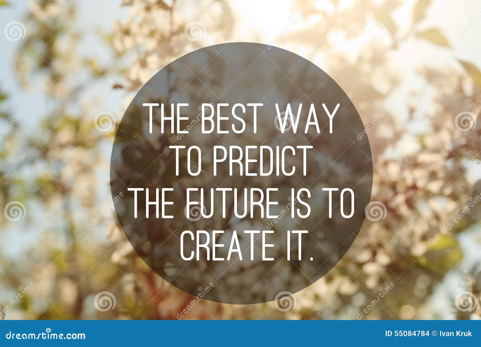 motivational quote to create future