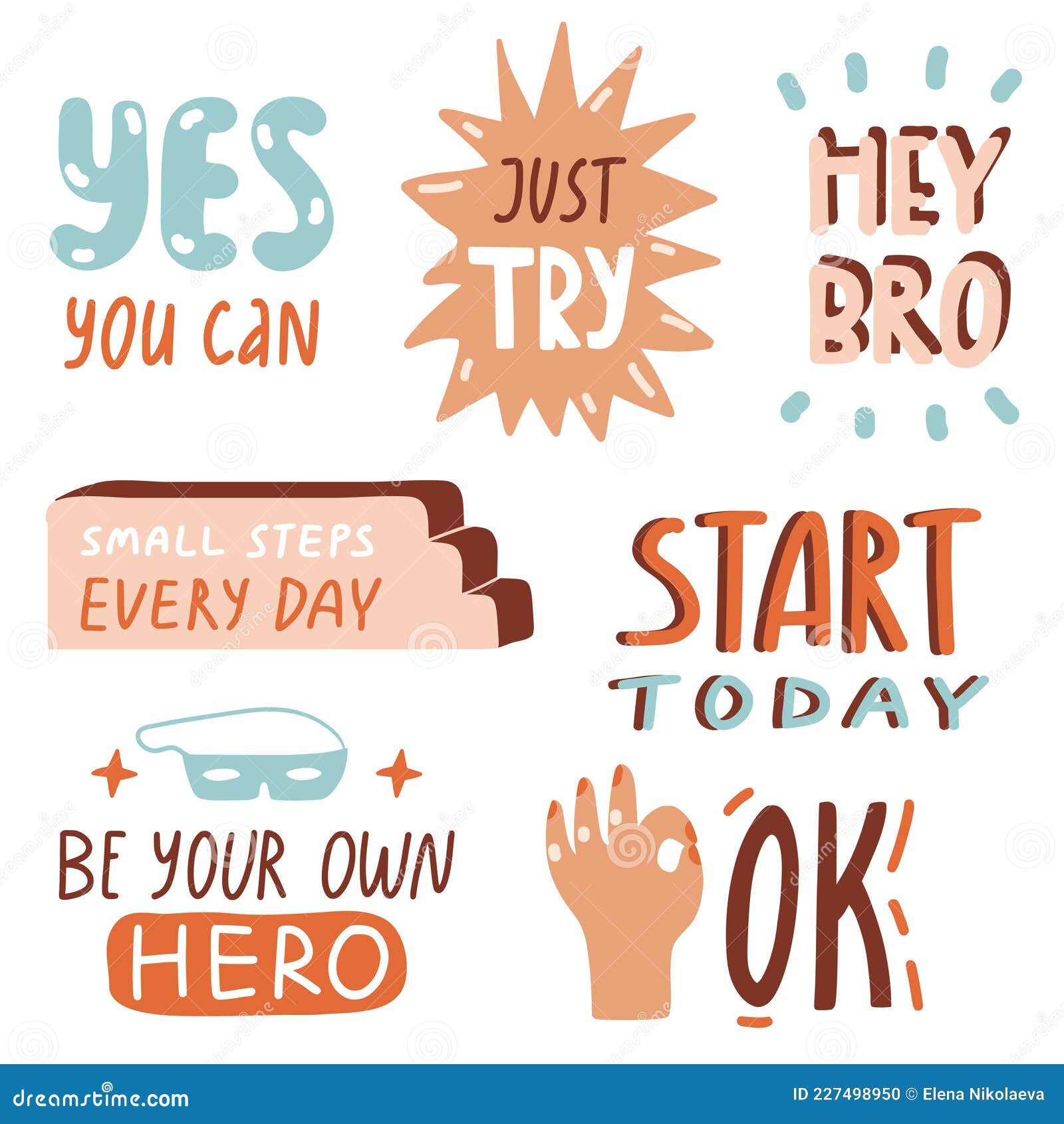 Motivational Quotes with Doodles and Lettering Stock Vector - Illustration of confidence, collection: 227498950 Motivational Quotes with Doodles and Lettering Stock Vector - Illustration of confidence, collection: 227498950