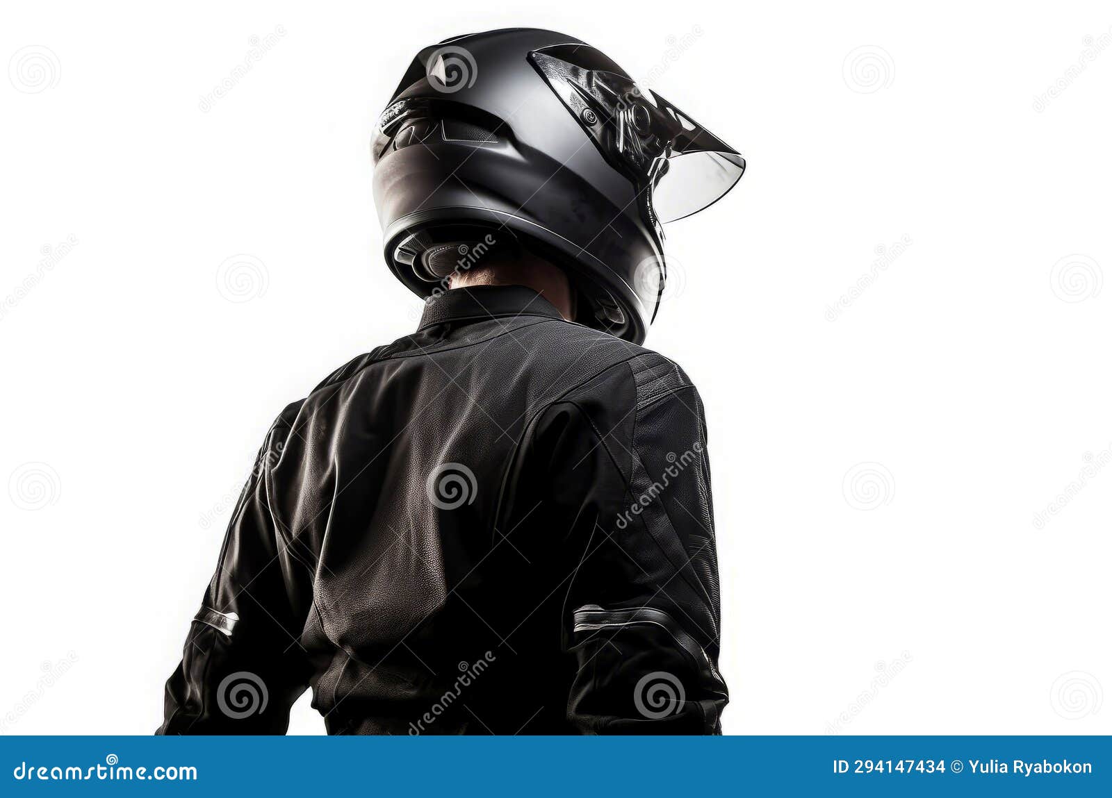Moto Biker Wearing Black Helmet. Generate Ai Stock Illustration ... Circuit Diagram