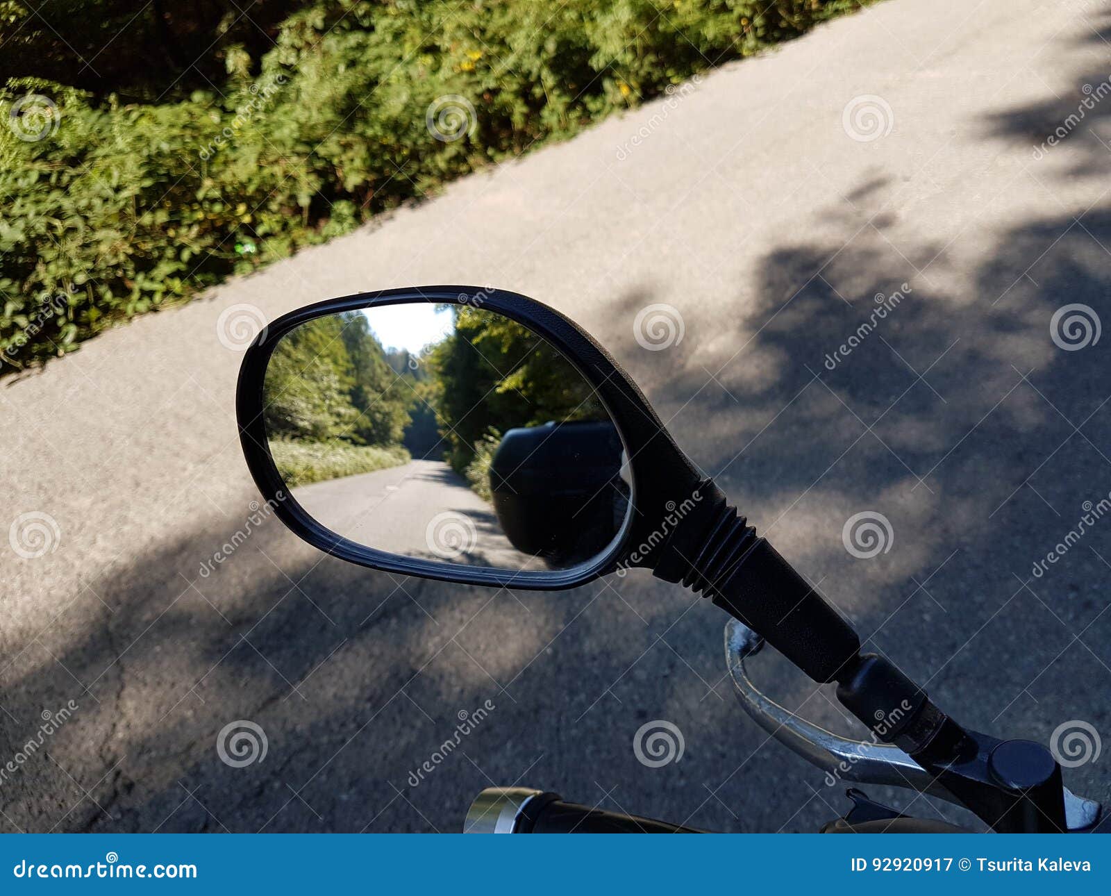 Moto spegel. Min motorbike& x27; s-ögon