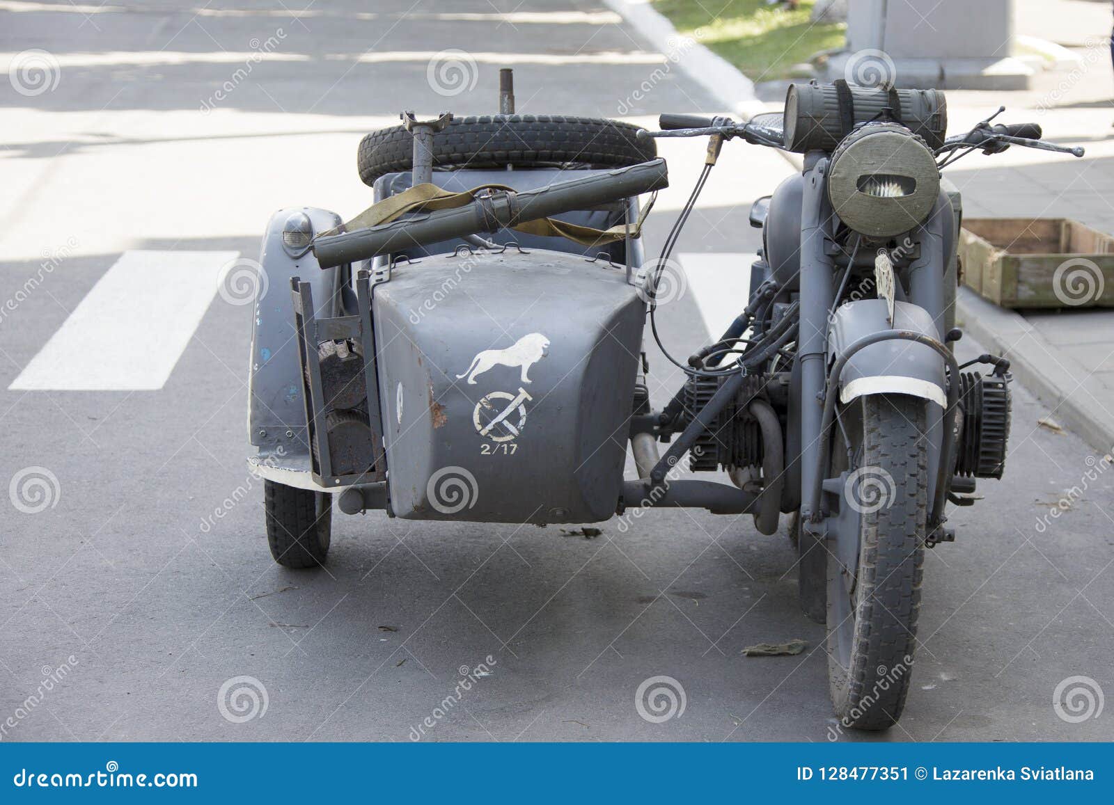 Motocicleta Alemana Del Vintage Foto editorial - Imagen de campo,  motocicleta: 128477351