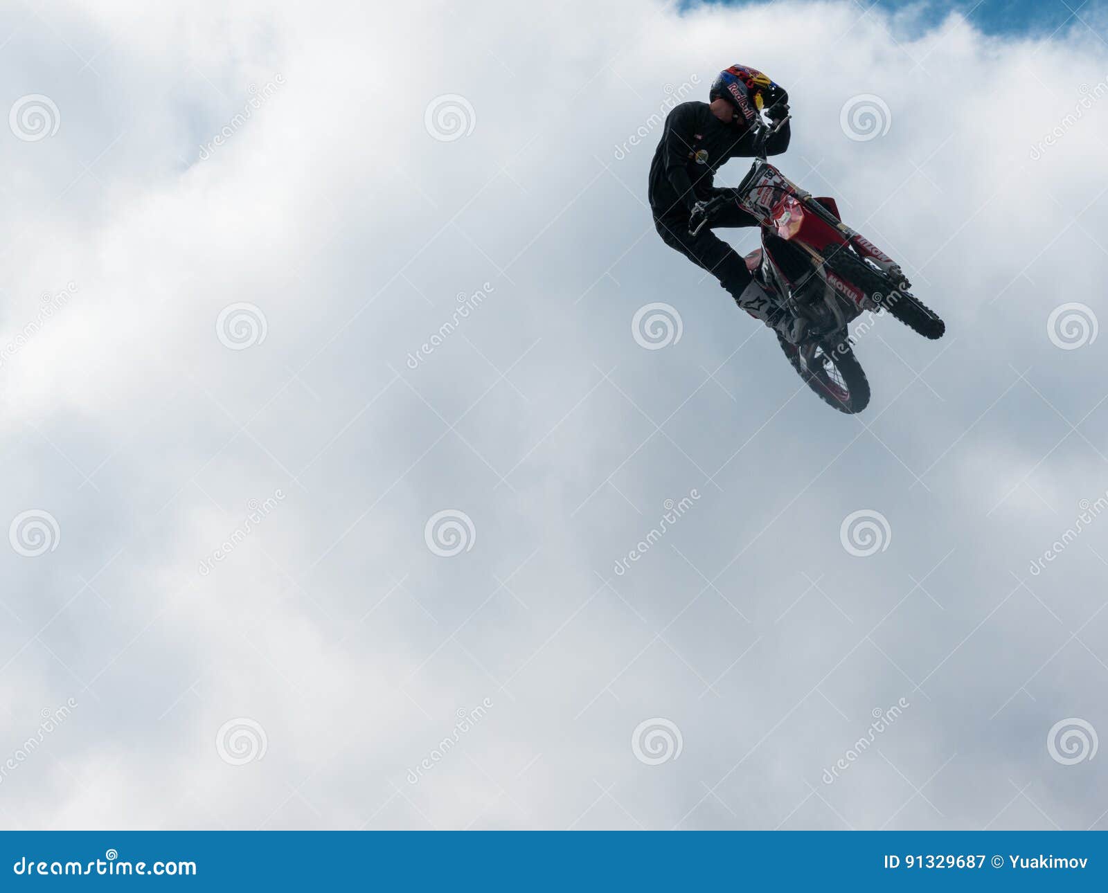 Tail Whipping Motocross Stock Illustration - Download Image Now