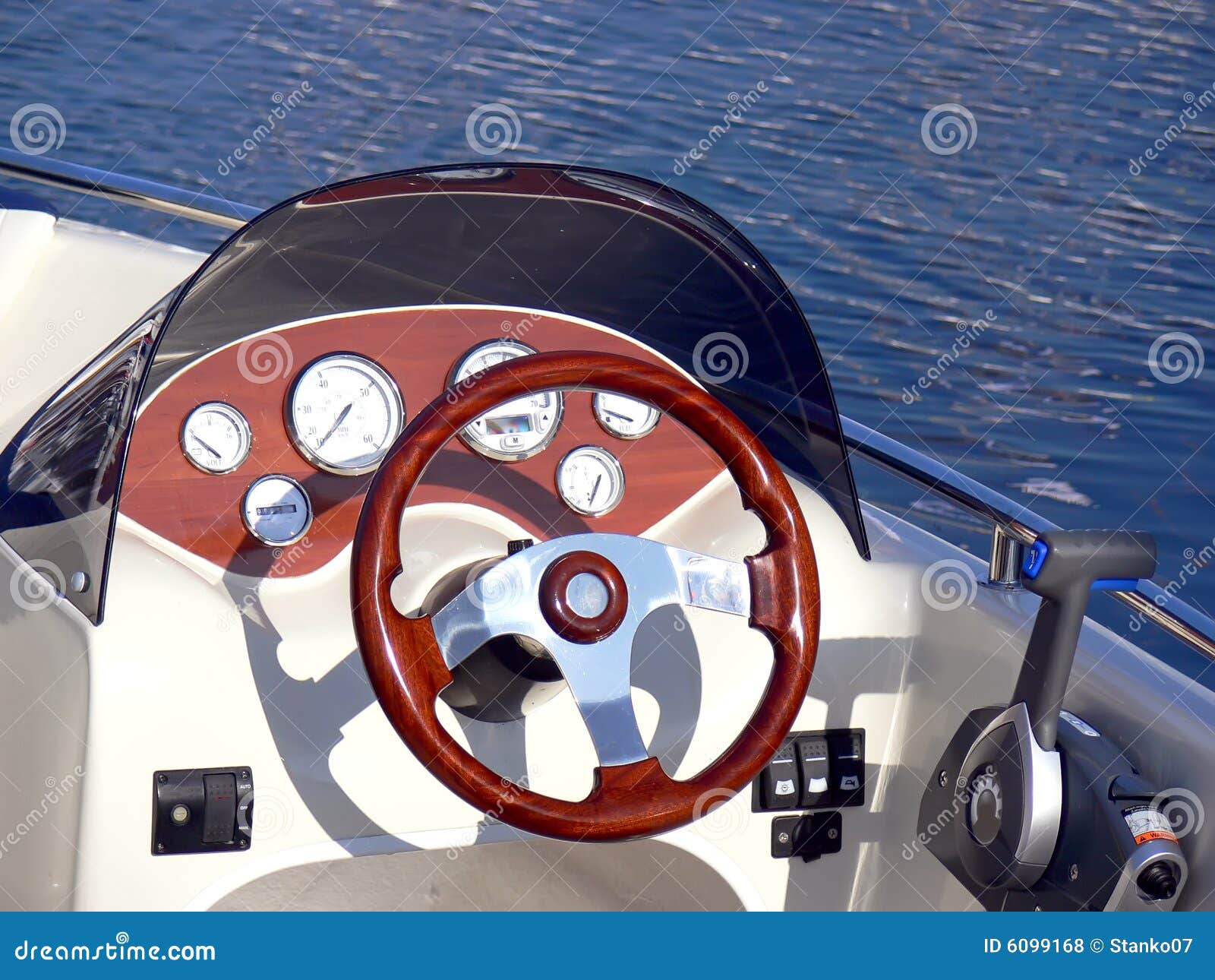 Motor boat control panel stock photo. Image of miscellaneous 6099168