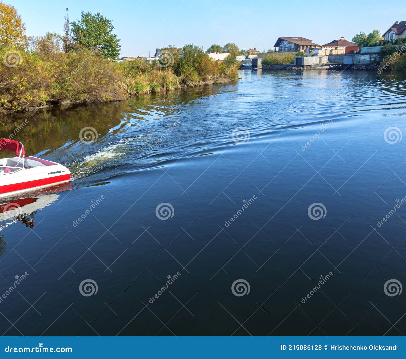Boat Floats On The River Neva By Hermitage Stock Photography