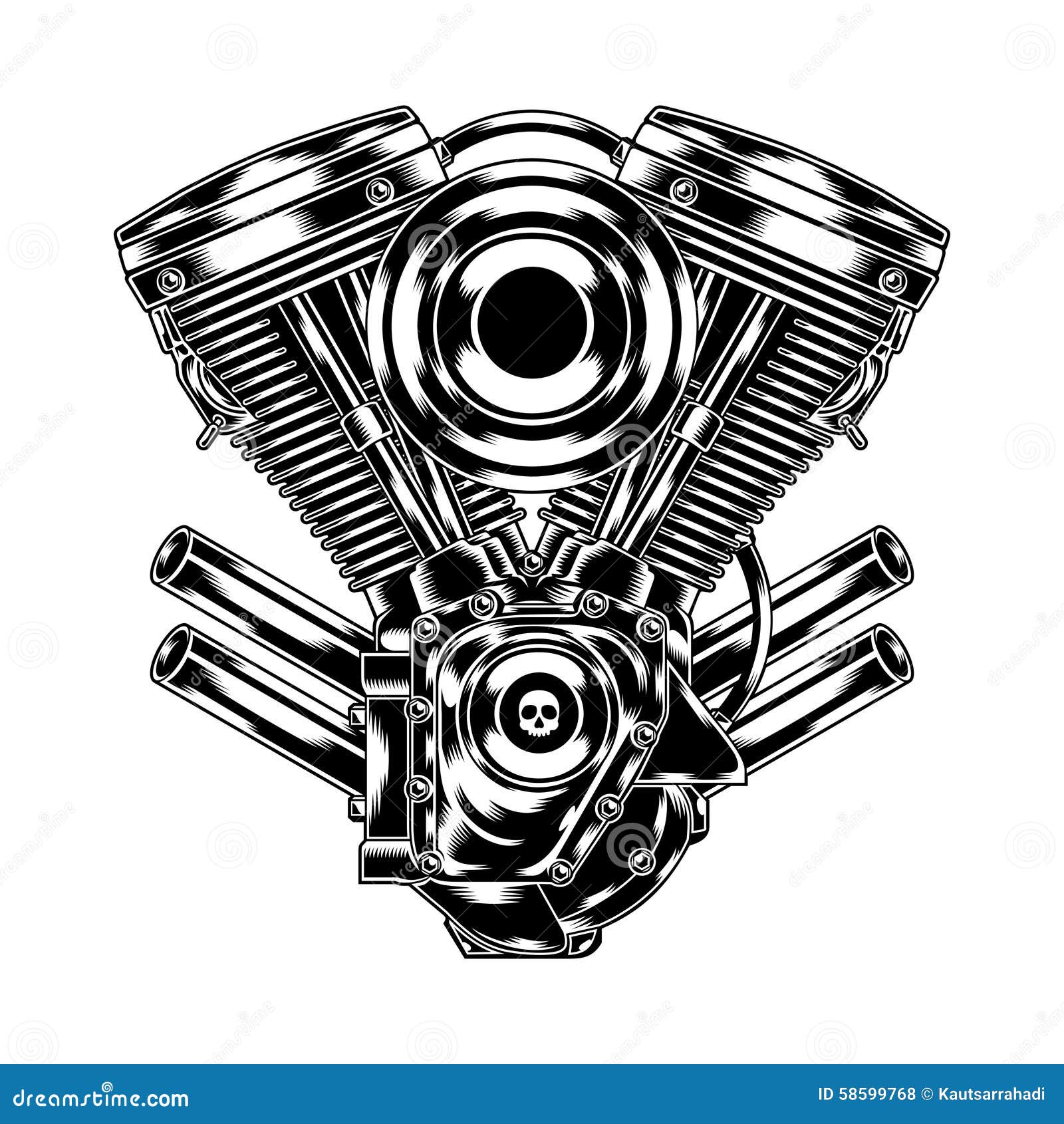 estilo de desenho animado de ilustração vetorial de motor motor 10424672  Vetor no Vecteezy