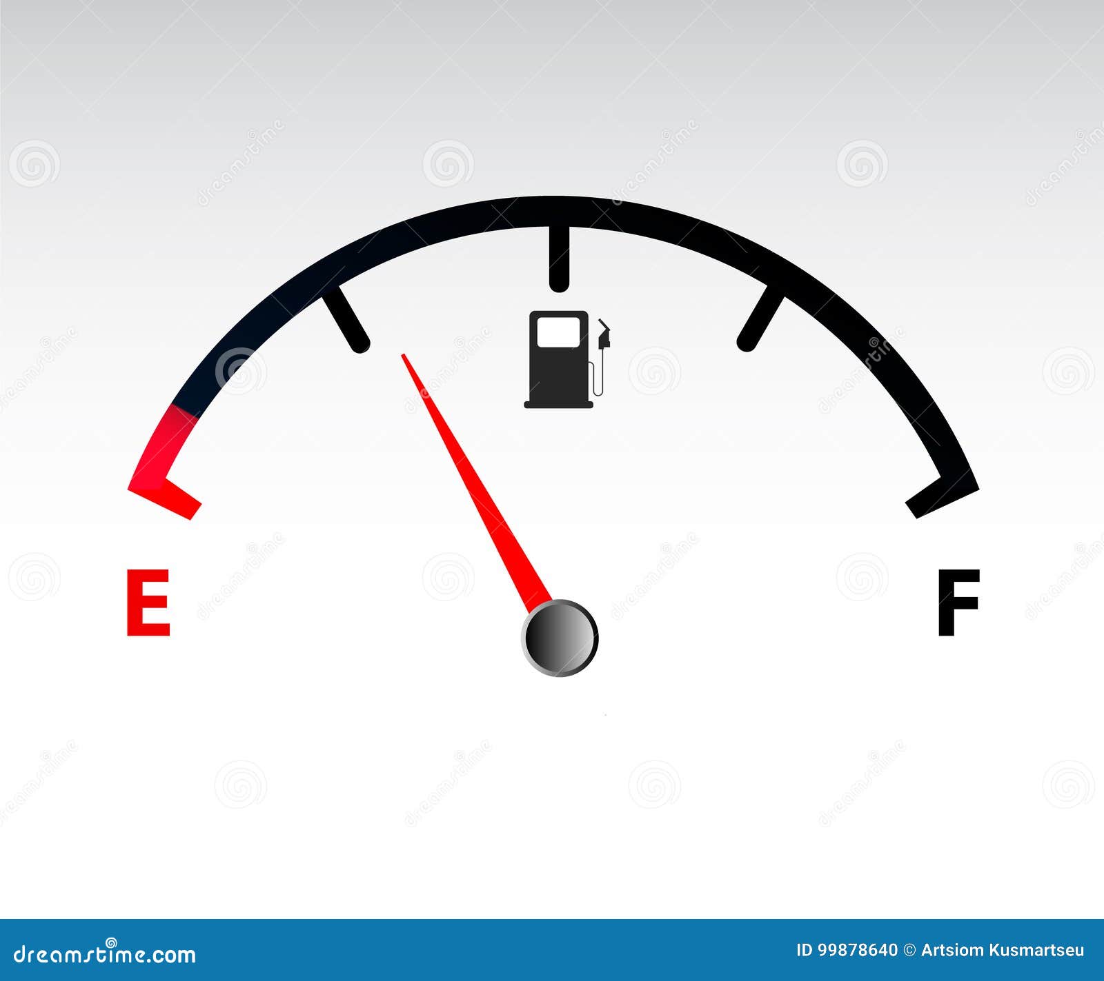 motor gas gauge.