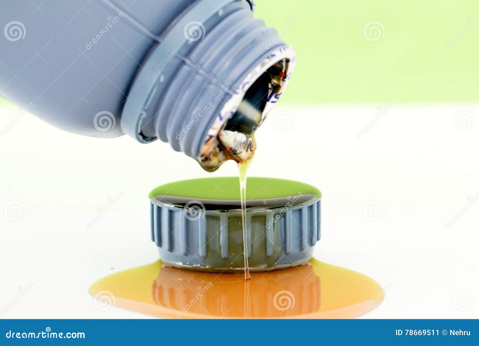 Motor Oil , Bottle,cap, Shot in a Studio Stock Image Image of