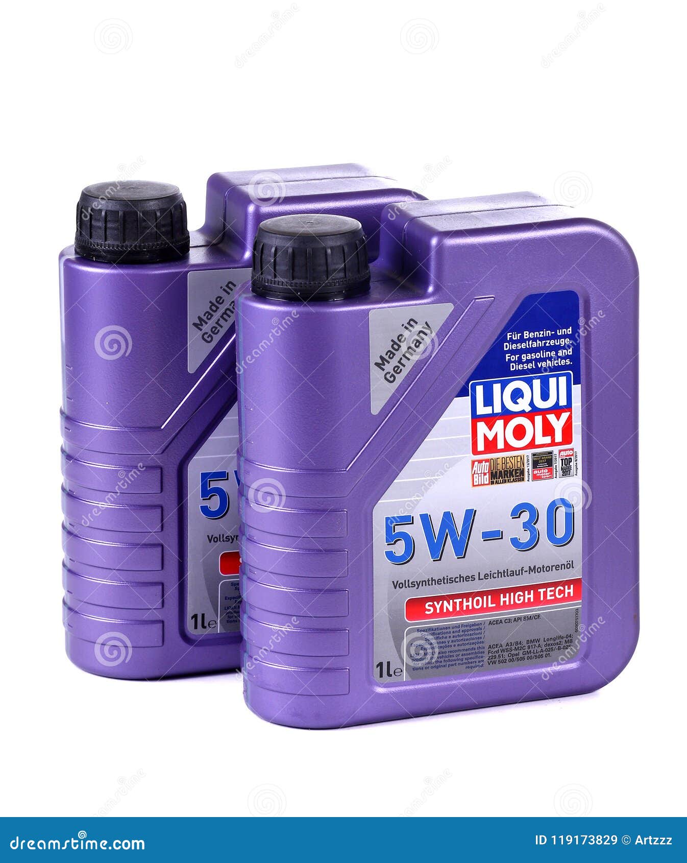 Motor Oil Liqui Moly 5W-30 Synthoil High Tech Editorial Stock Image - Image  of label, cutout: 119173829