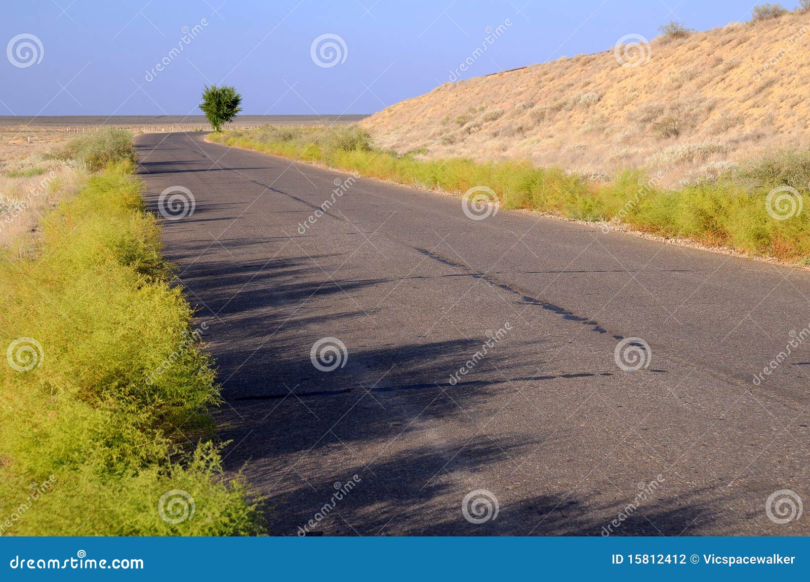 Motor Road Across Savanna stock photo. Image of motor 15812412
