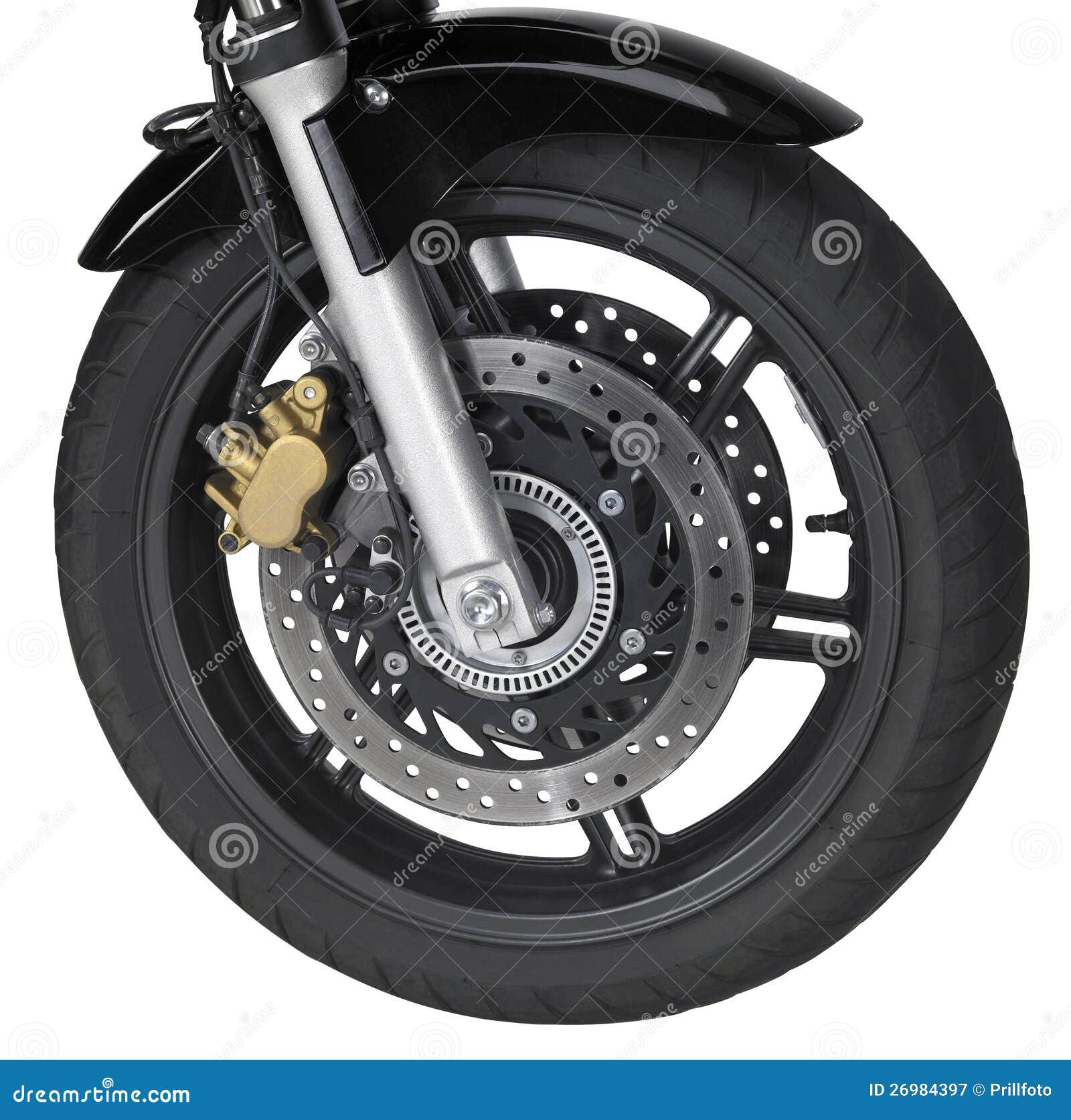 Motorbike front wheel stock image. Image of sparse, motorbike 26984397