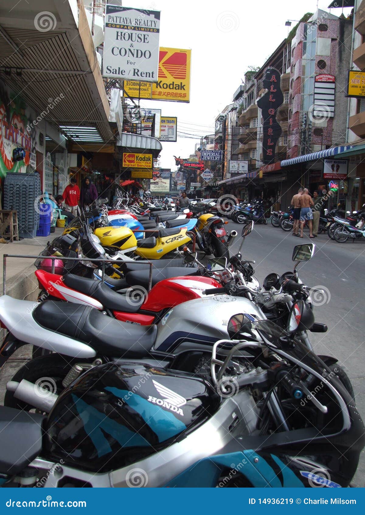 Motorbikes for Rent, Thailand. Editorial Stock Image Image of japan