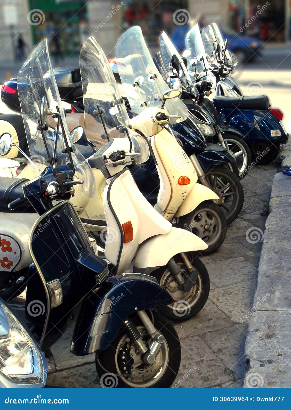 motorbikes row