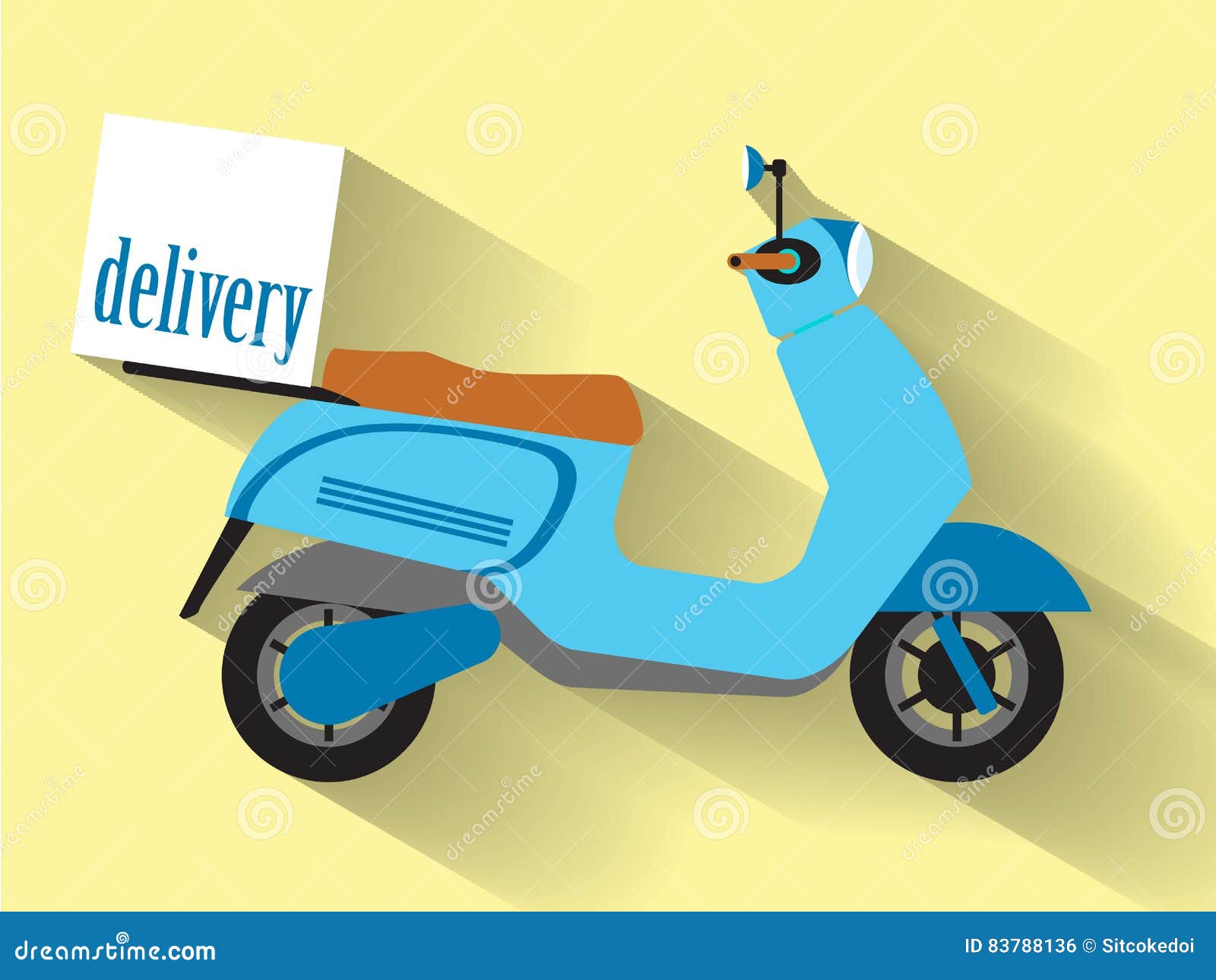 Download Motorcycle Box Transportation Delivery Shipping Stock ...