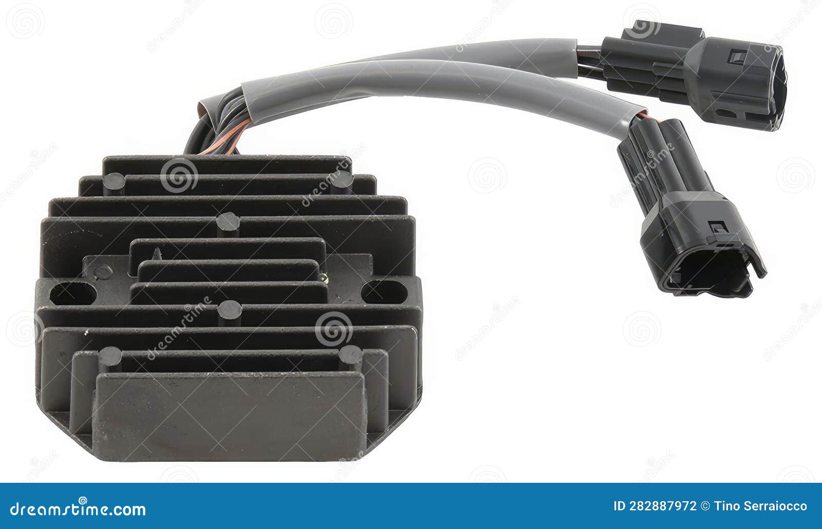 motorcycle cdi starter control unit on a white background