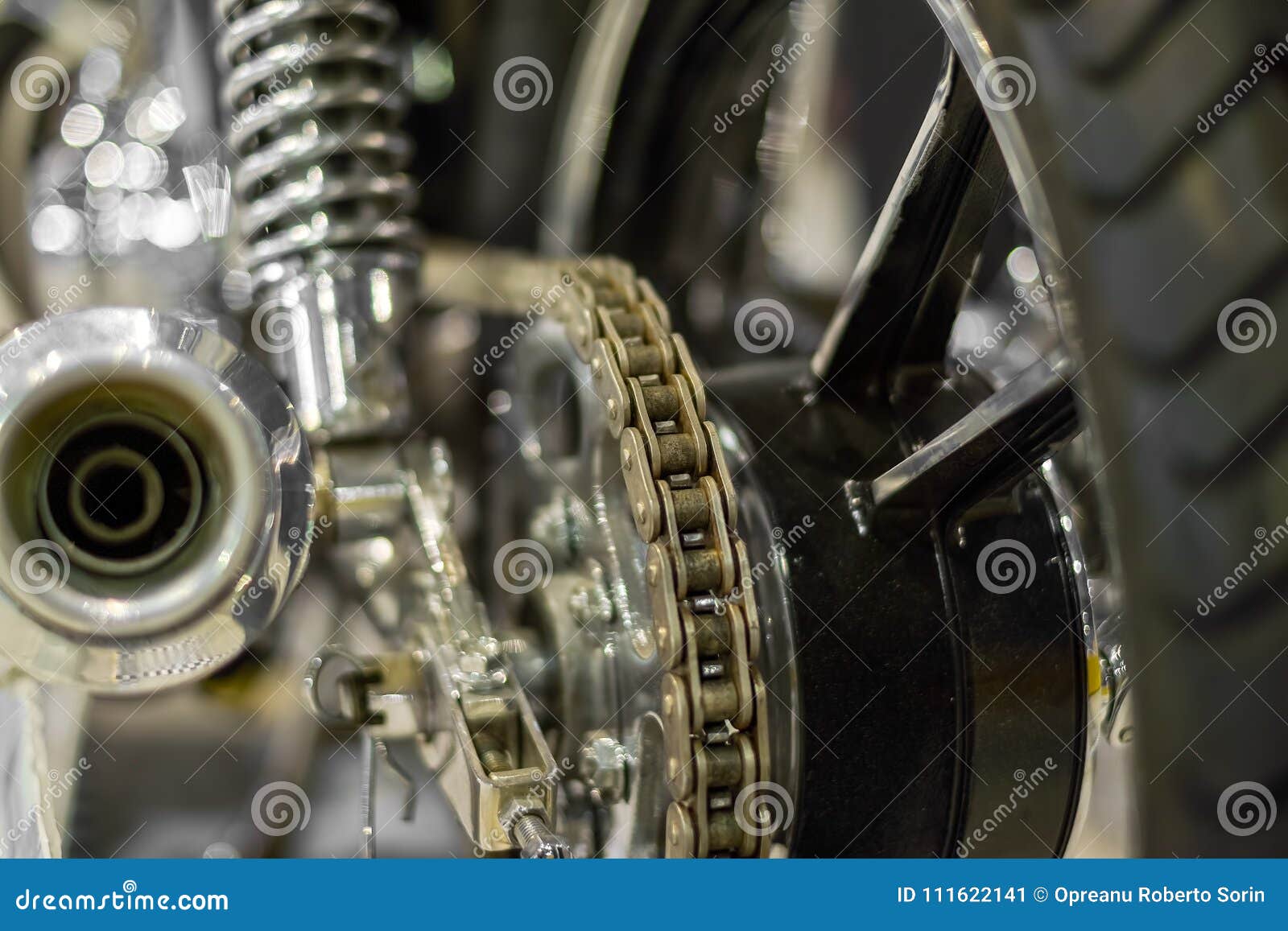 motorcycle chain transmision