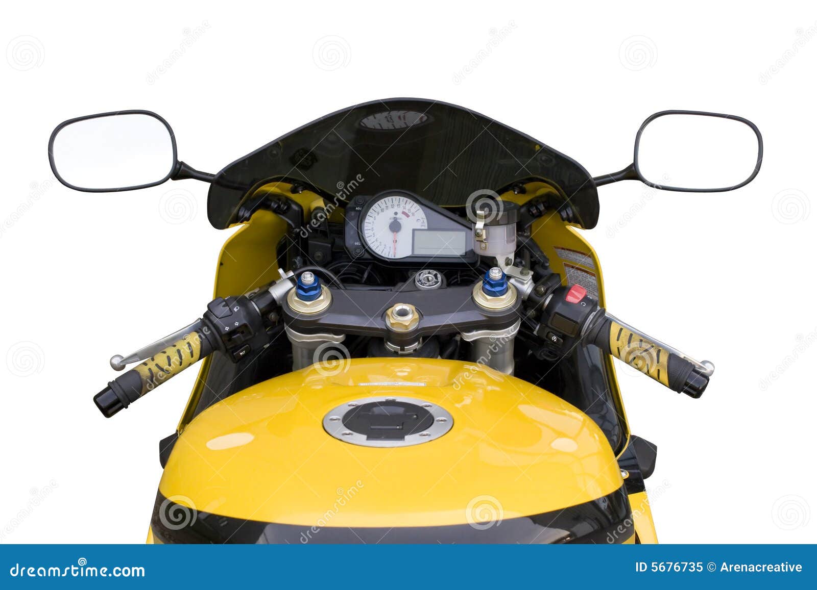 Motorcycle Cockpit stock image. Image of ride, brakes 5676735