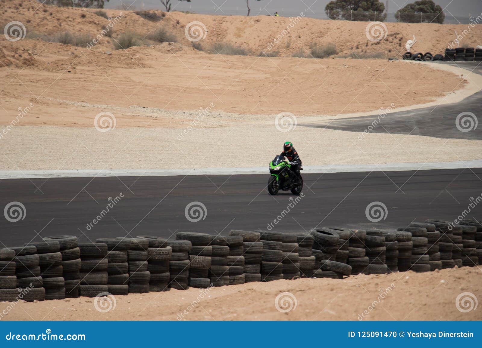 Motorcycle Competition on a Race Track on Editorial Image - Image of