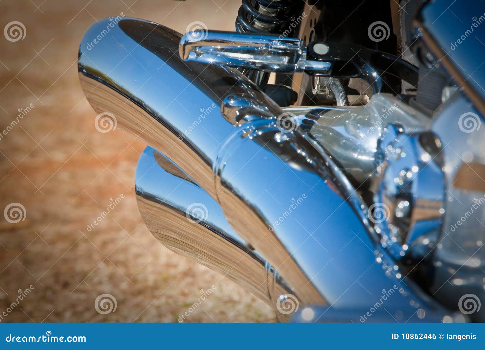 Motorcycle detail stock photo. Image of bike, rear, right - 10862446